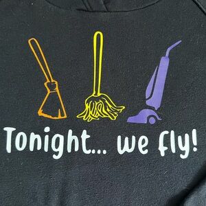 Custom made Halloween theme hoodie in size Medium